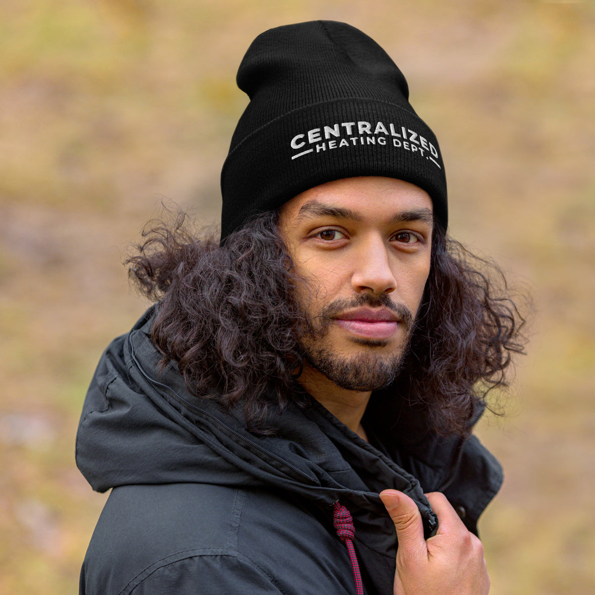 Centralized Heating Dept. Cuffed Beanie by Centralized Clothing