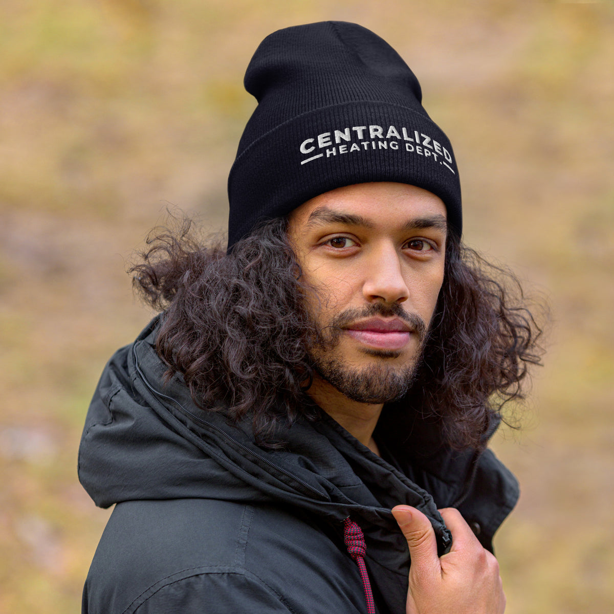 Centralized Heating Dept. Cuffed Beanie by Centralized Clothing