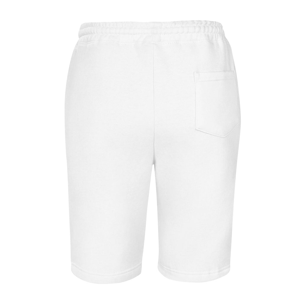 Centralized Logo Fleece Shorts - Grey & White by Centralized Clothing