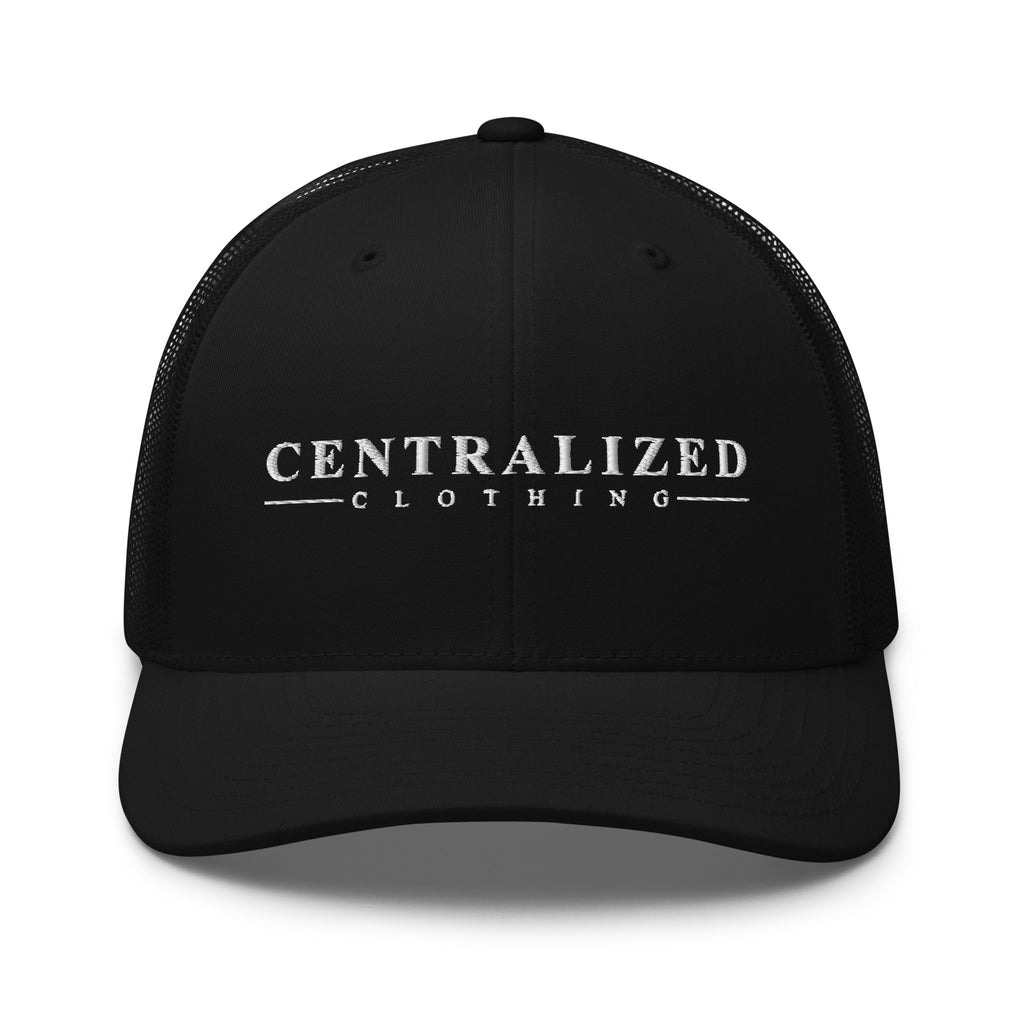 Centralized Logo Retro Trucker Hat by Centralized Clothing
