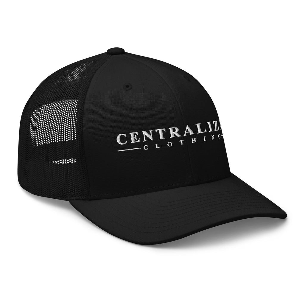 Centralized Logo Retro Trucker Hat by Centralized Clothing