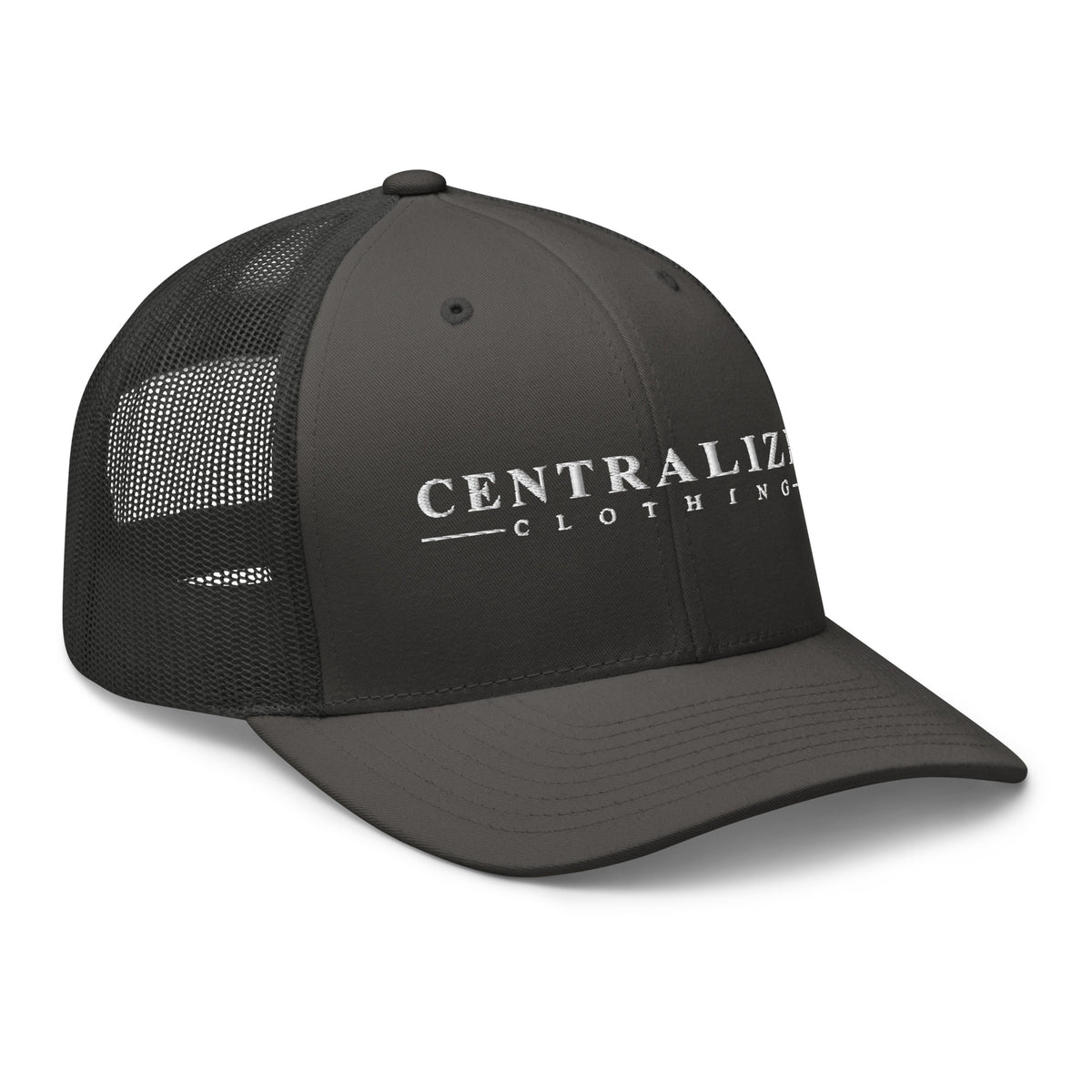 Centralized Logo Retro Trucker Hat by Centralized Clothing