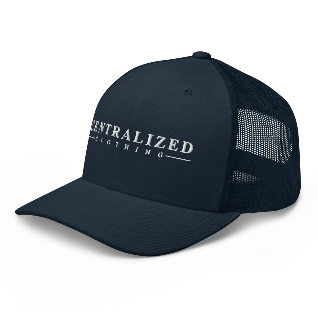 Centralized Logo Retro Trucker Hat by Centralized Clothing