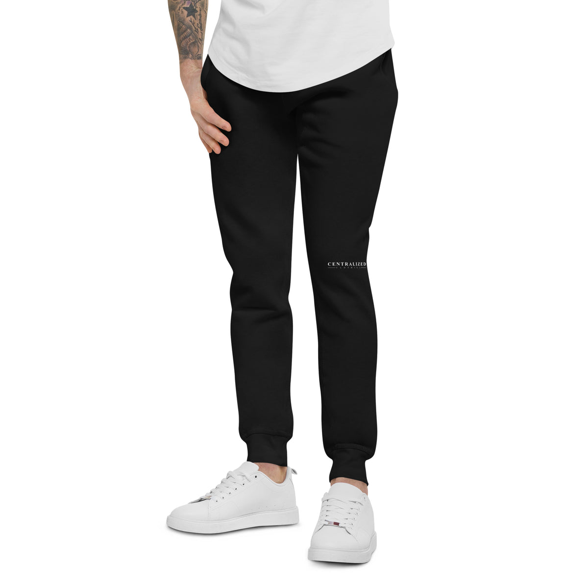 Centralized Logo Fleece Sweatpants by Centralized Clothing