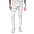 Centralized Logo Fleece Sweatpants - White by Centralized Clothing