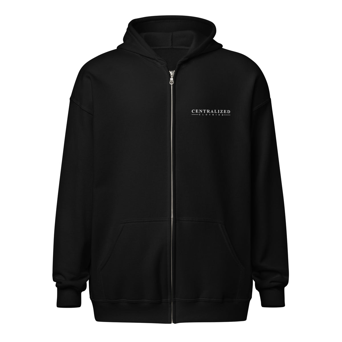 Centralized Logo Zip Hoodie by Centralized Clothing