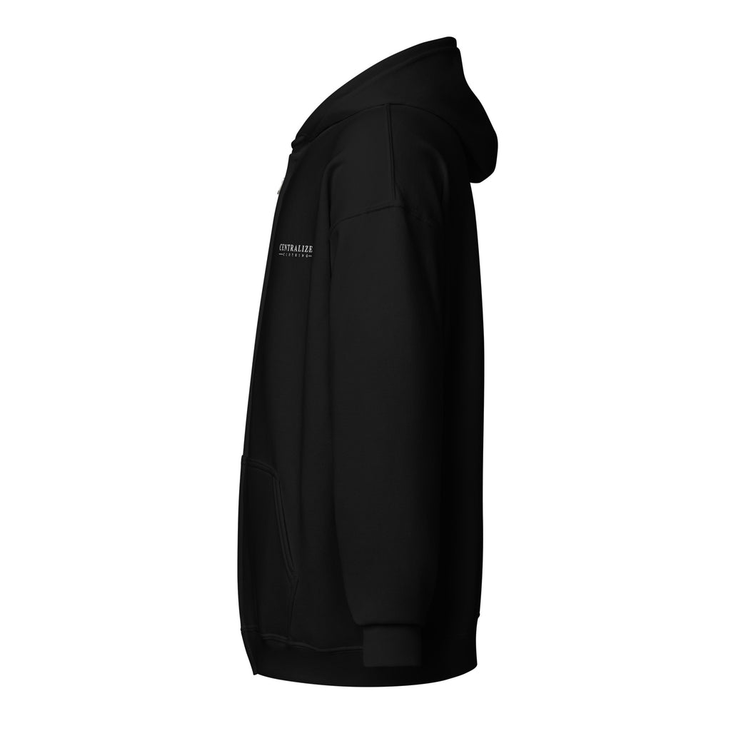 Centralized Logo Zip Hoodie by Centralized Clothing