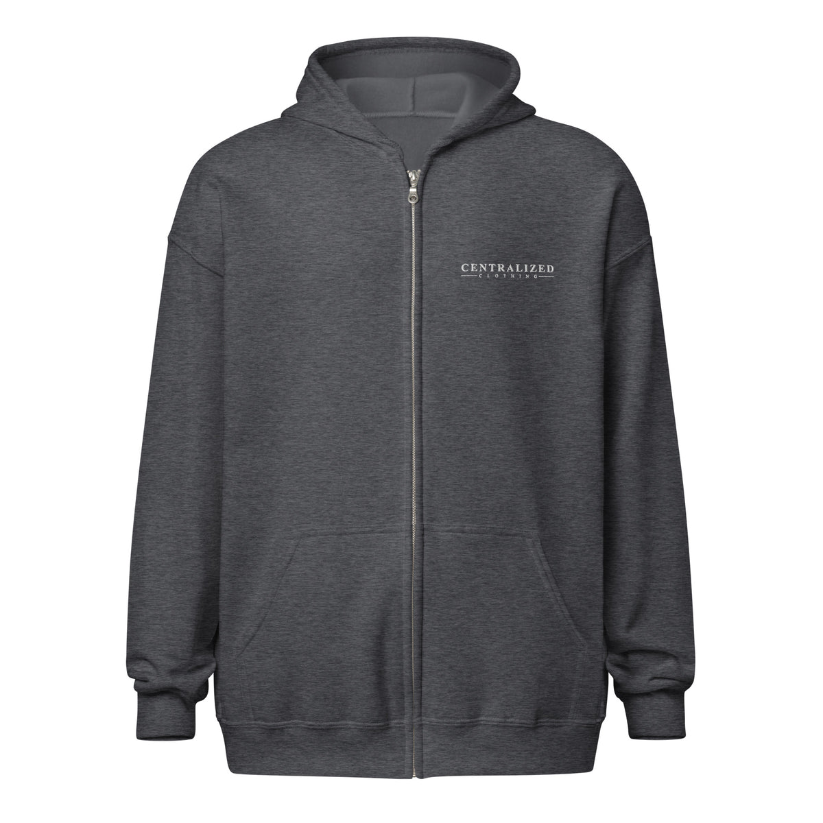 Centralized Logo Zip Hoodie by Centralized Clothing