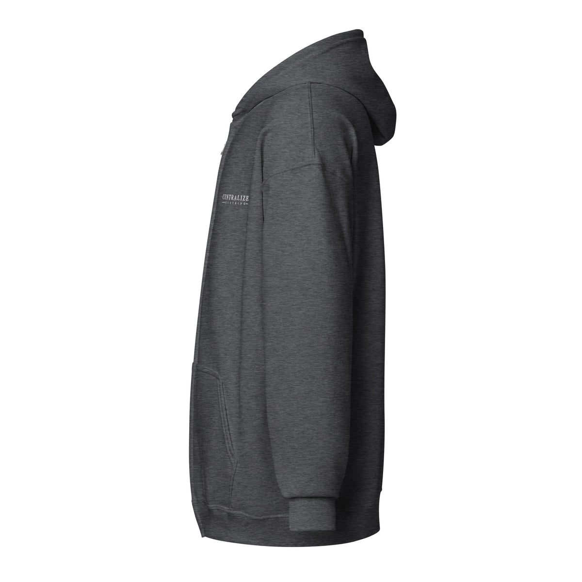 Centralized Logo Zip Hoodie by Centralized Clothing