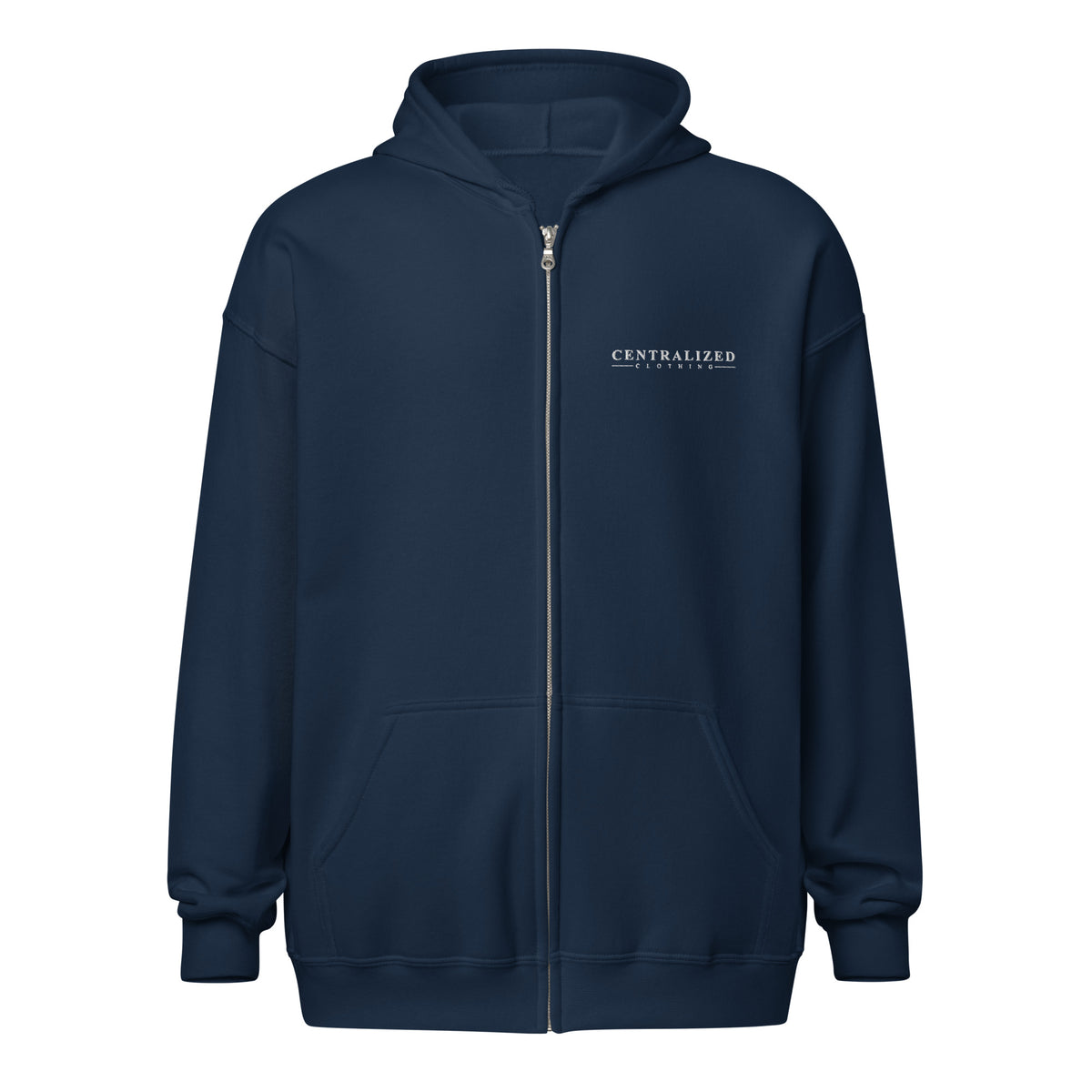 Centralized Logo Zip Hoodie by Centralized Clothing