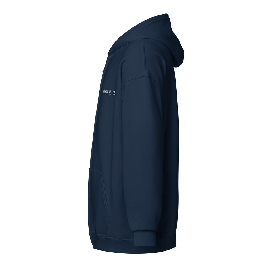 Centralized Logo Zip Hoodie by Centralized Clothing