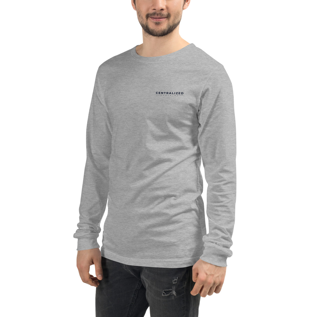 Centralized Logo Long Sleeve Tee - Light Colors by Centralized Clothing