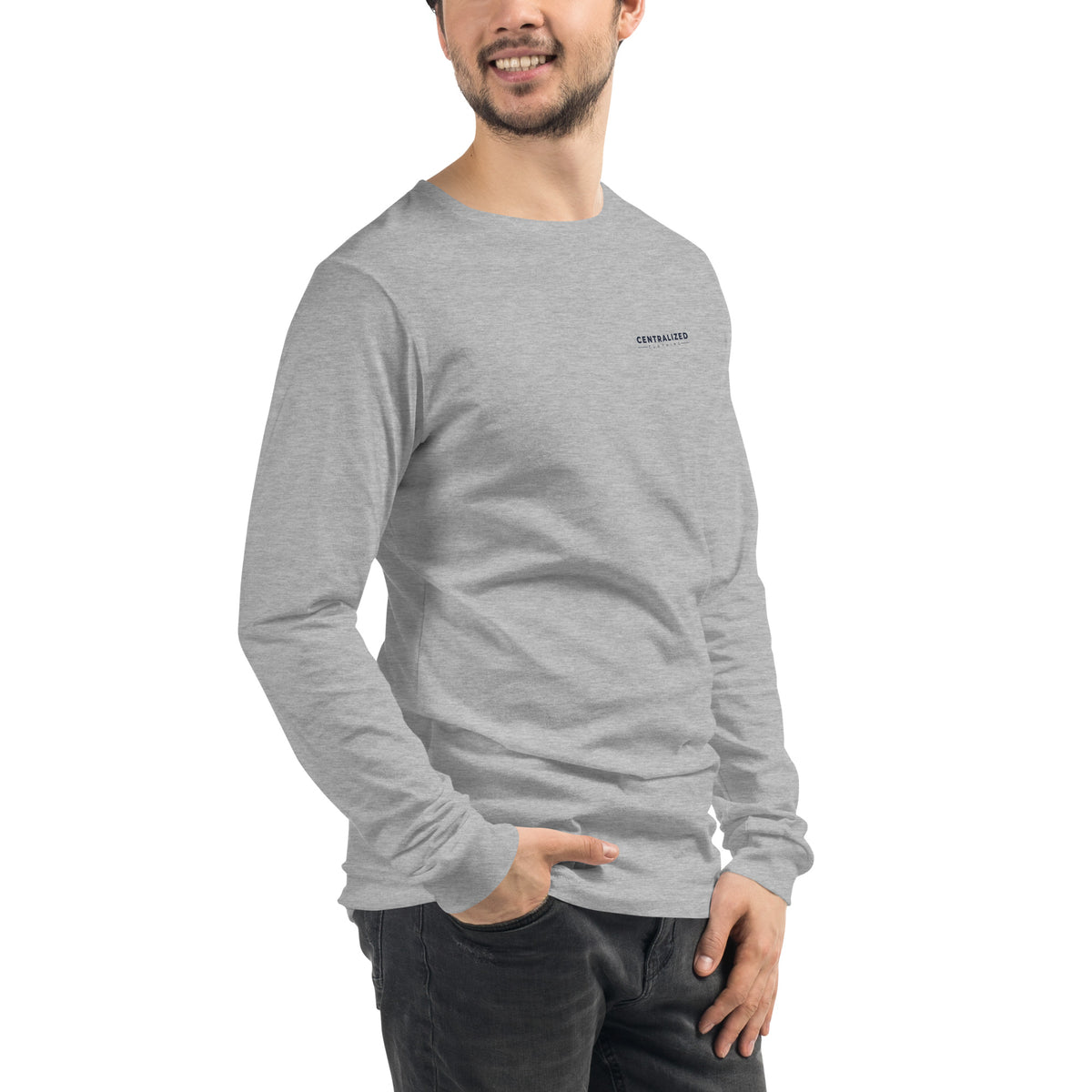 Centralized Logo Long Sleeve Tee - Light Colors by Centralized Clothing