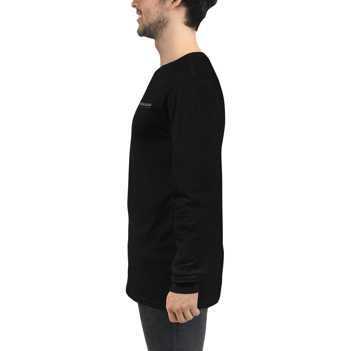 Centralized Logo Long Sleeve Tee by Centralized Clothing