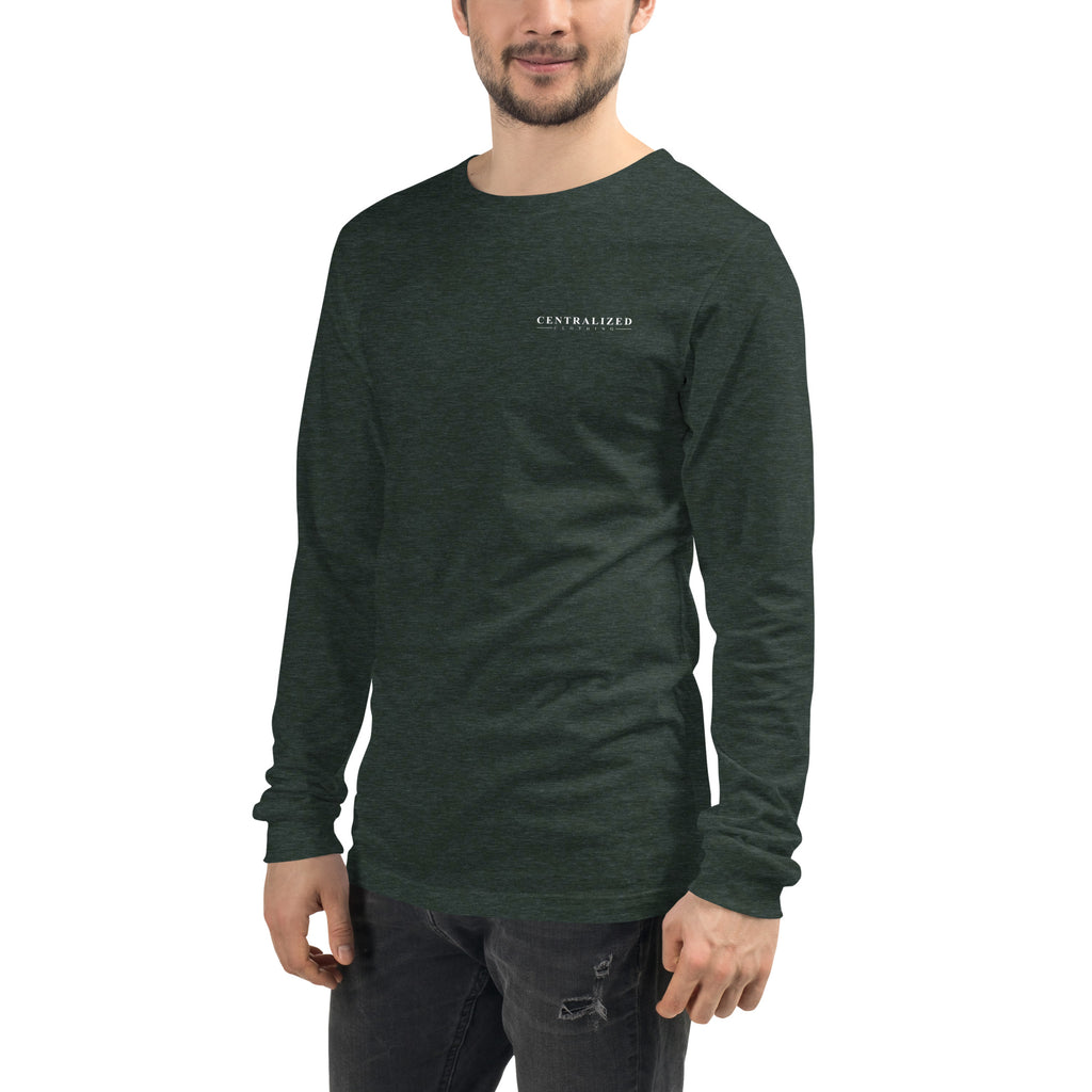 Centralized Logo Long Sleeve Tee by Centralized Clothing