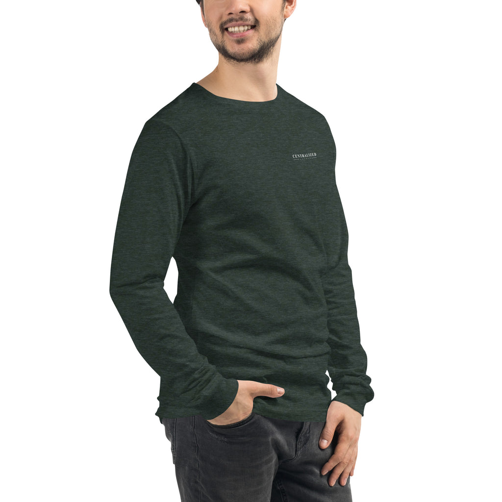 Centralized Logo Long Sleeve Tee by Centralized Clothing