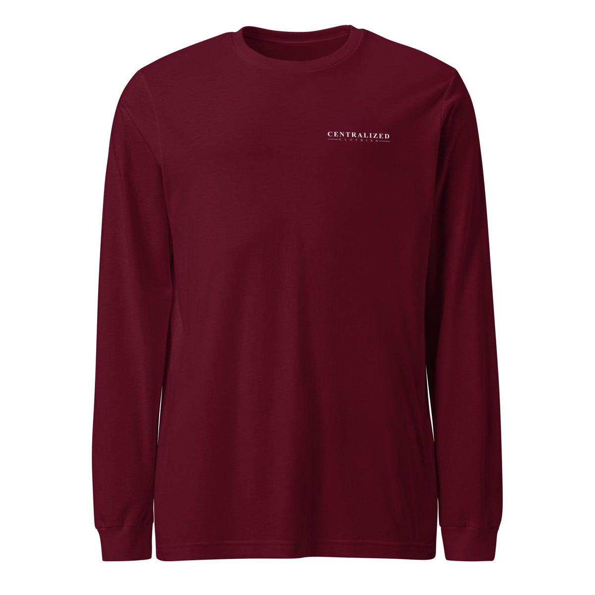 Centralized Logo Long Sleeve Tee by Centralized Clothing