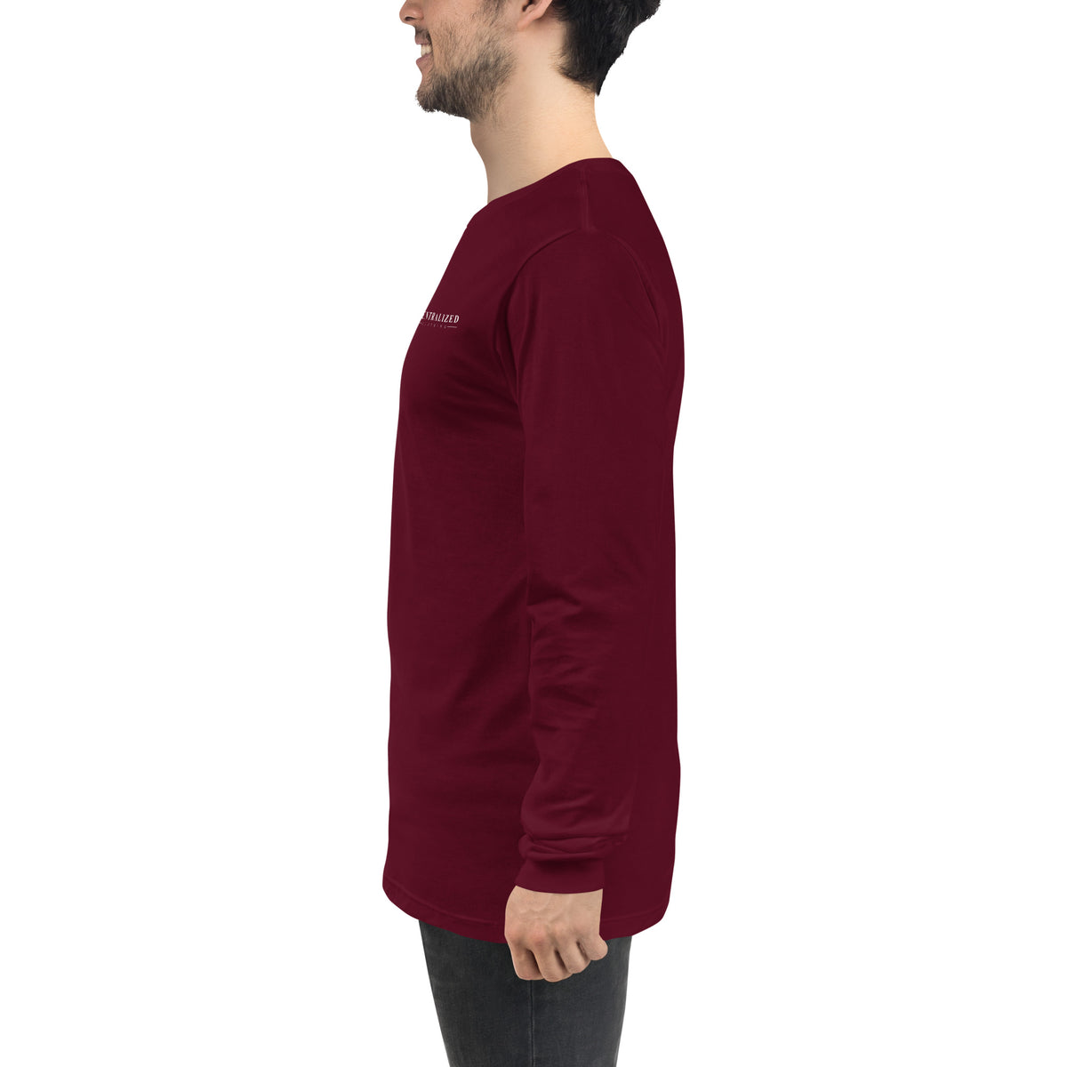 Centralized Logo Long Sleeve Tee by Centralized Clothing