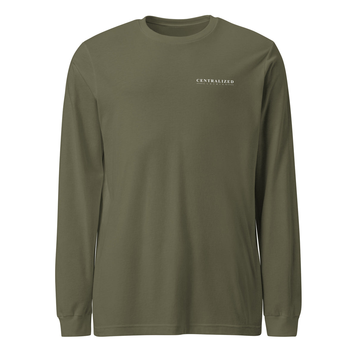 Centralized Logo Long Sleeve Tee by Centralized Clothing