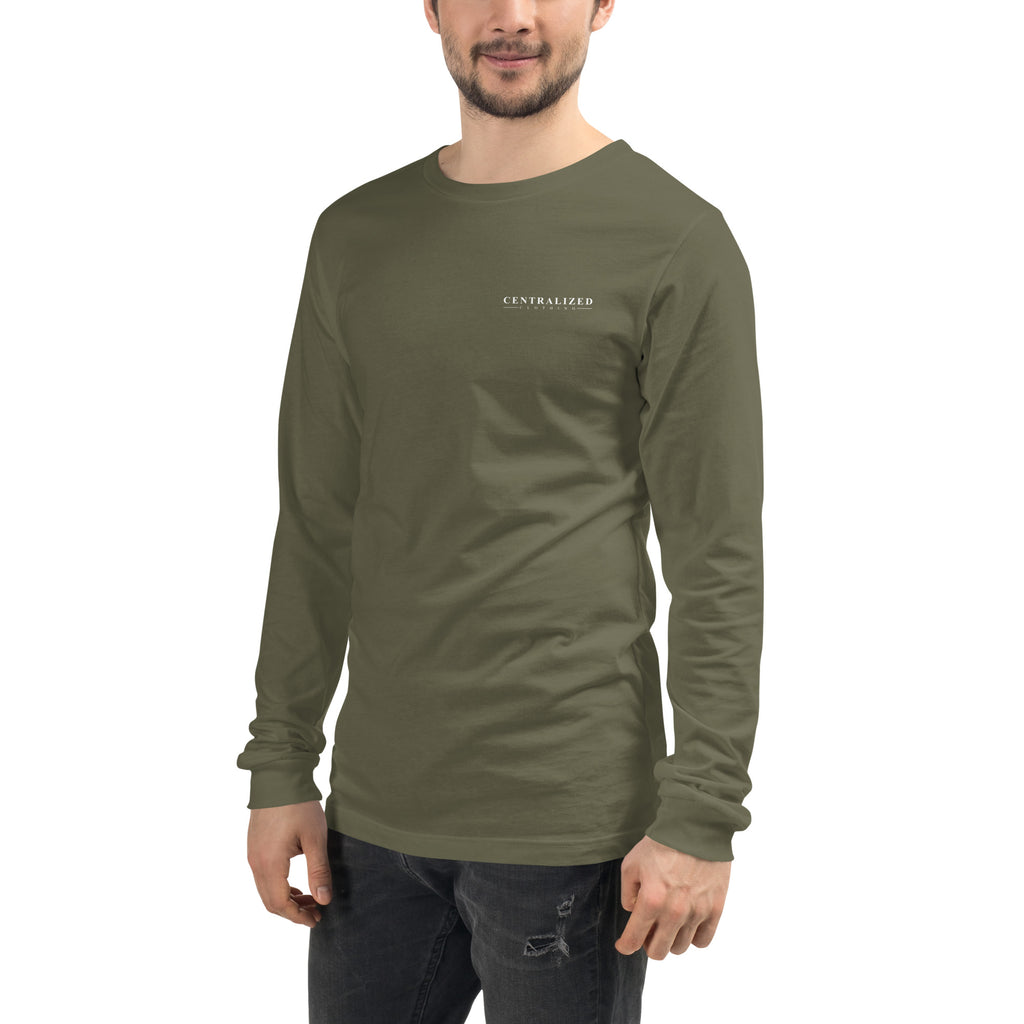 Centralized Logo Long Sleeve Tee by Centralized Clothing