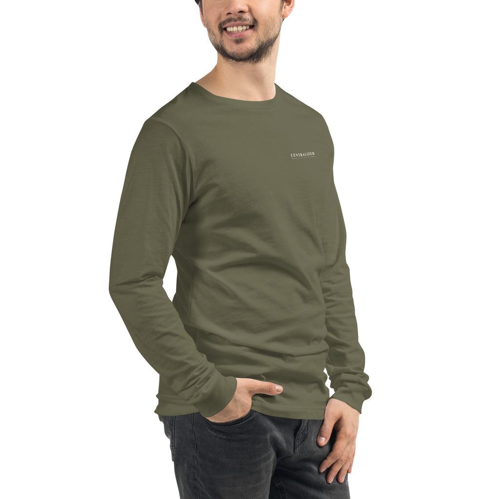 Centralized Logo Long Sleeve Tee by Centralized Clothing
