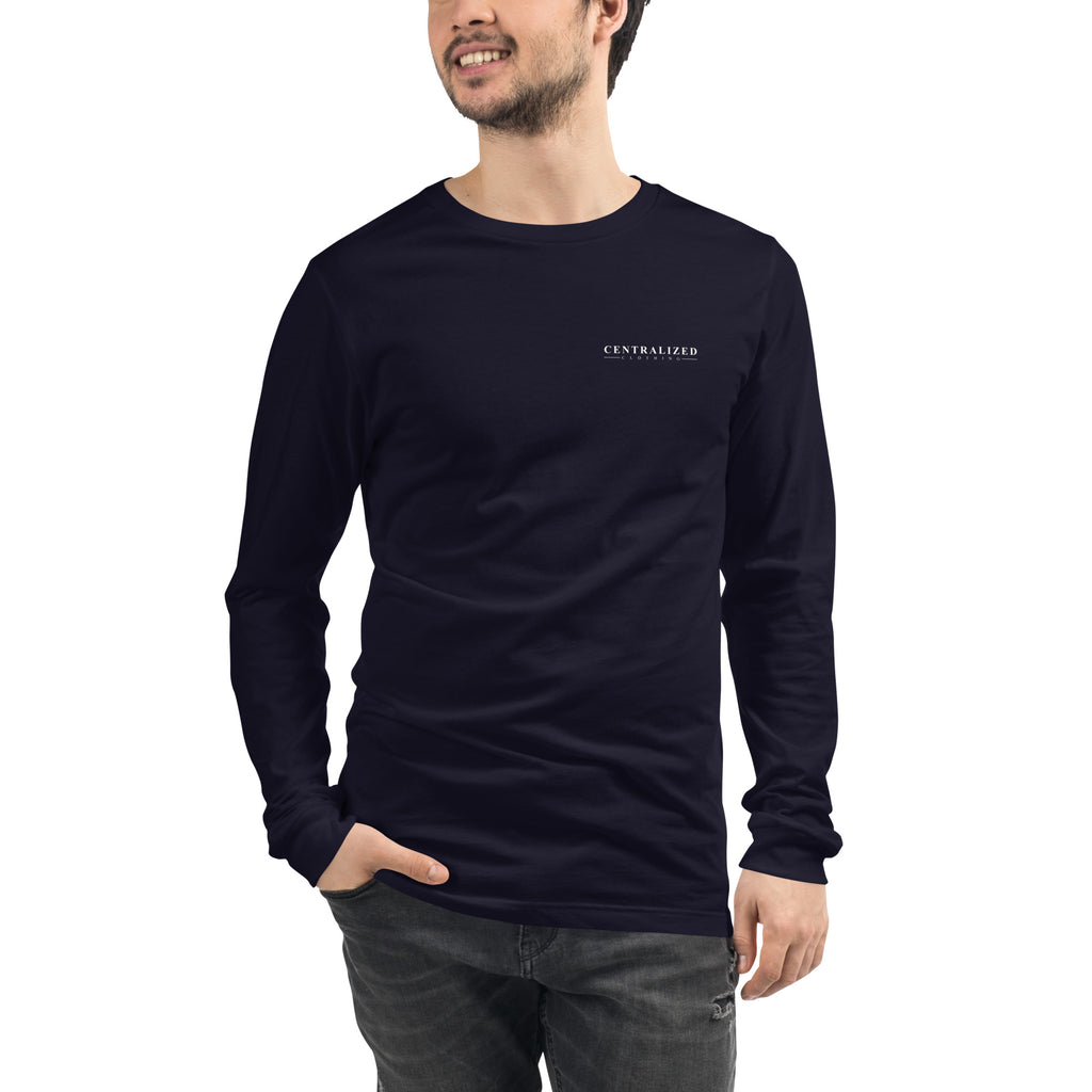 Centralized Logo Long Sleeve Tee by Centralized Clothing