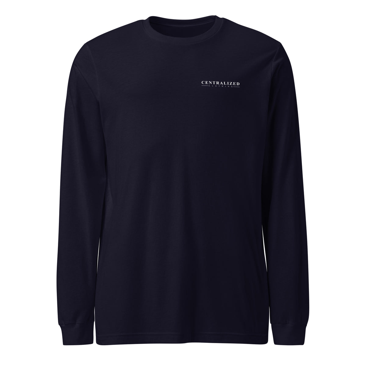 Centralized Logo Long Sleeve Tee by Centralized Clothing