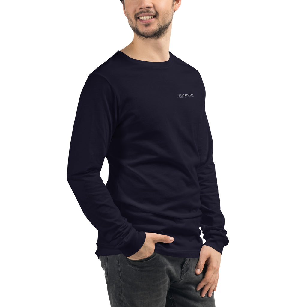 Centralized Logo Long Sleeve Tee by Centralized Clothing