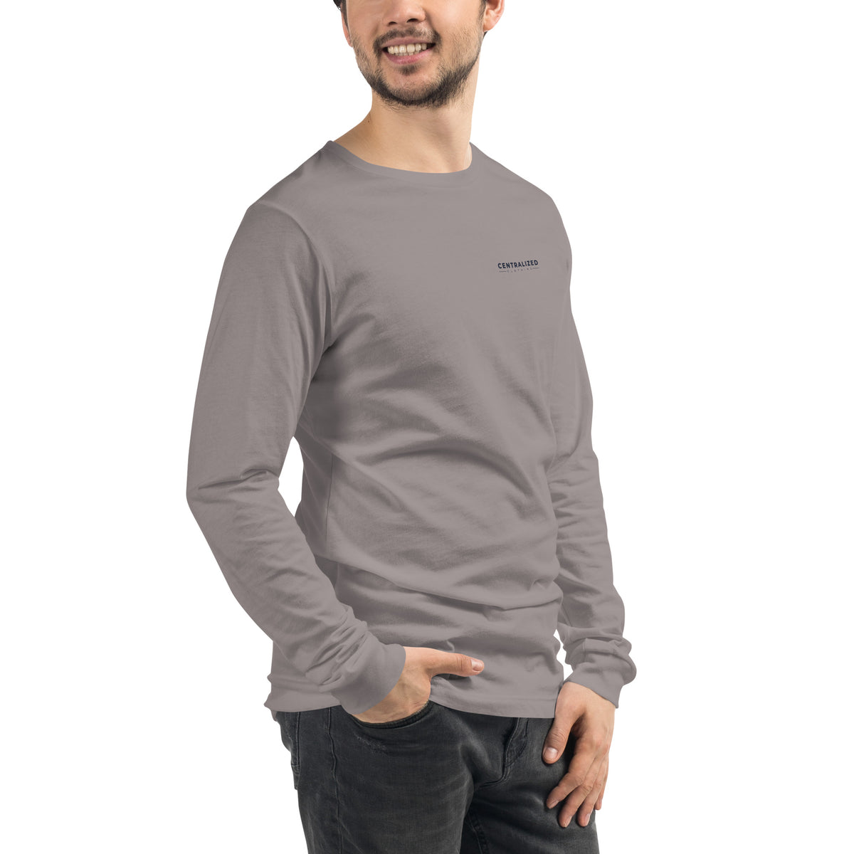 Centralized Logo Long Sleeve Tee - Light Colors by Centralized Clothing