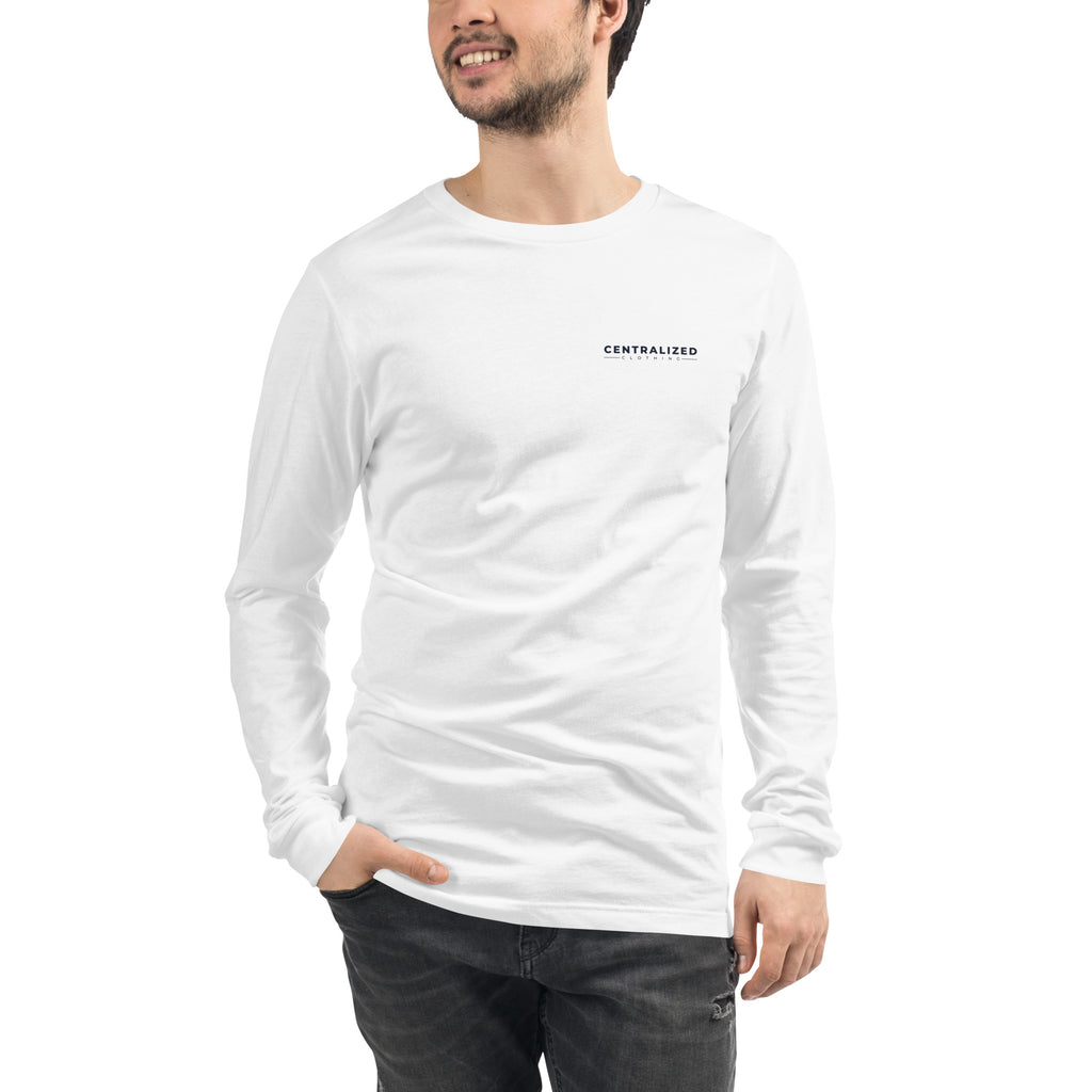 Centralized Logo Long Sleeve Tee - Light Colors by Centralized Clothing