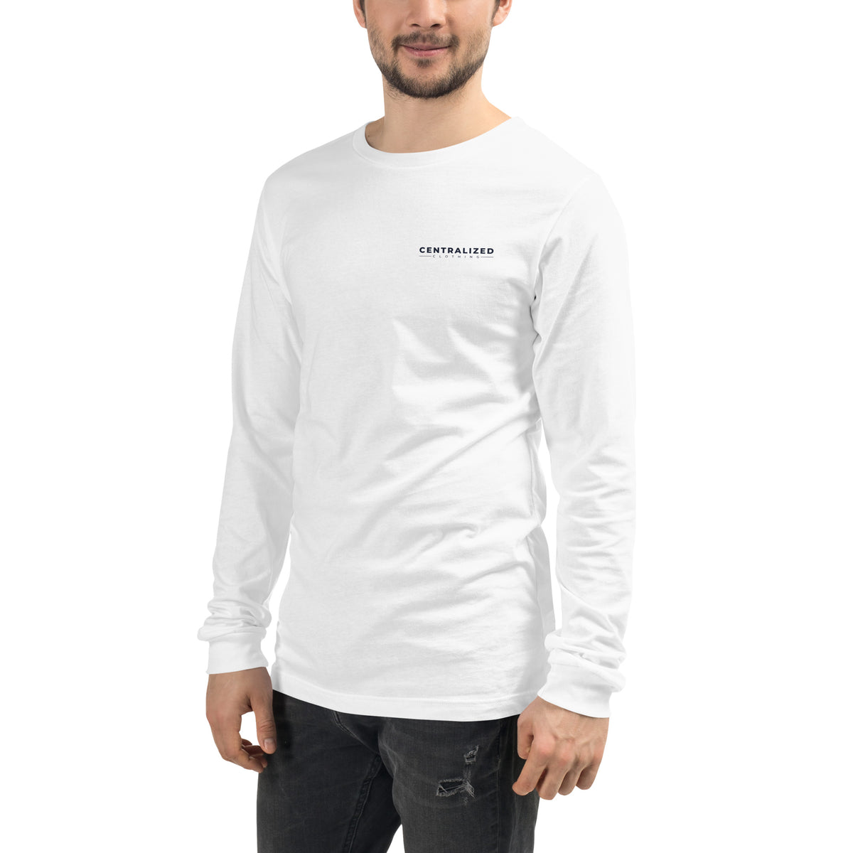 Centralized Logo Long Sleeve Tee - Light Colors by Centralized Clothing
