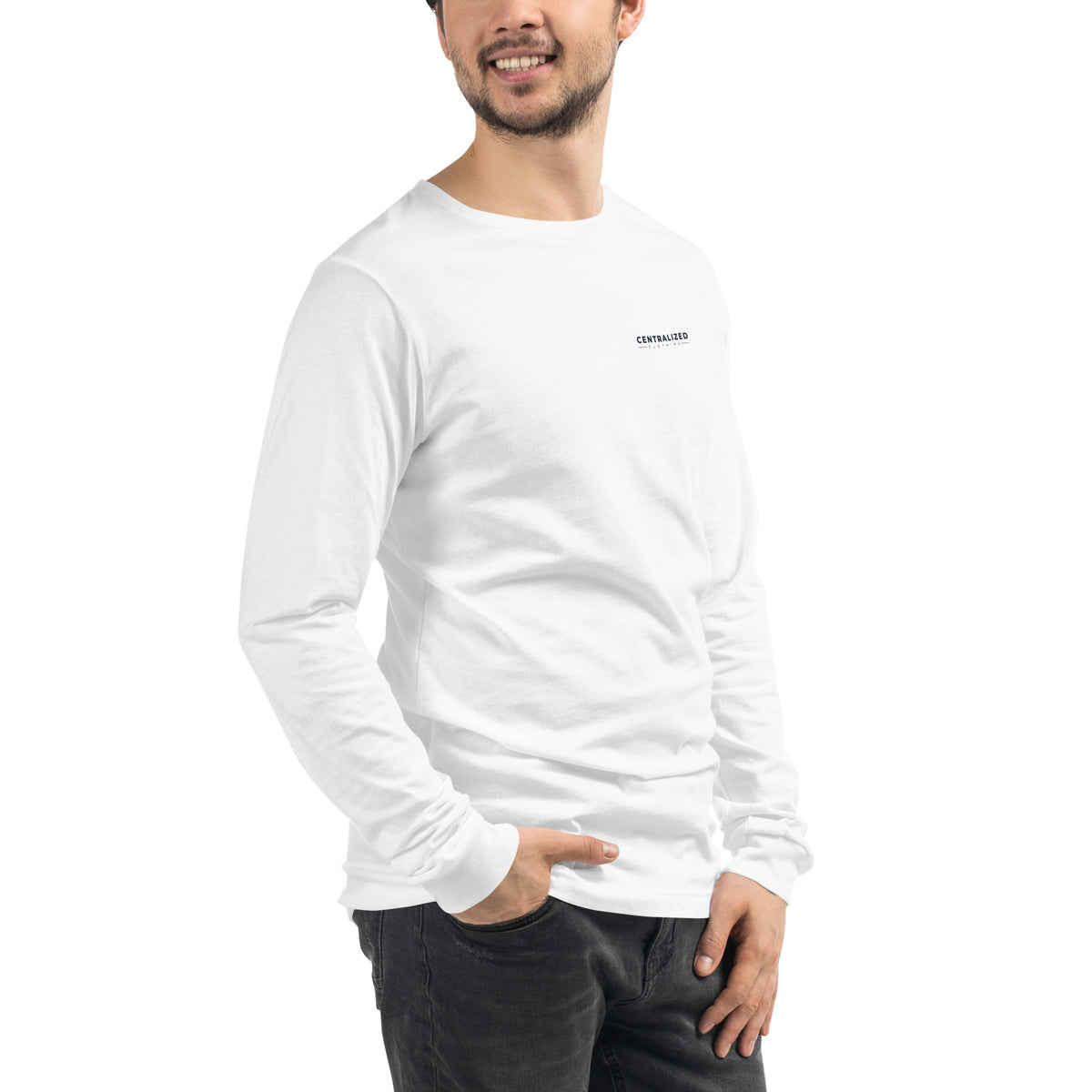Centralized Logo Long Sleeve Tee - Light Colors by Centralized Clothing