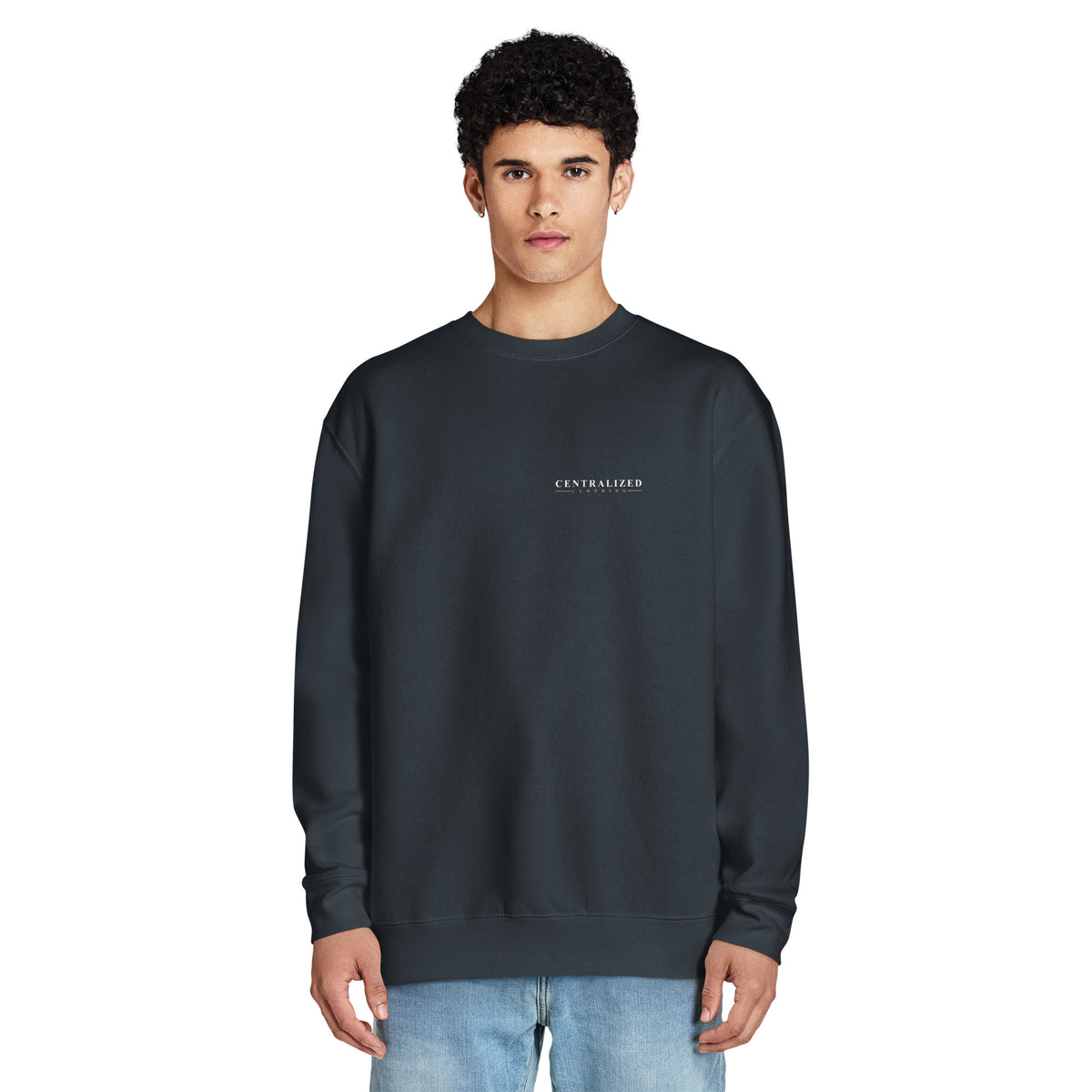 Centralized Logo Crewneck Sweatshirt by Centralized Clothing