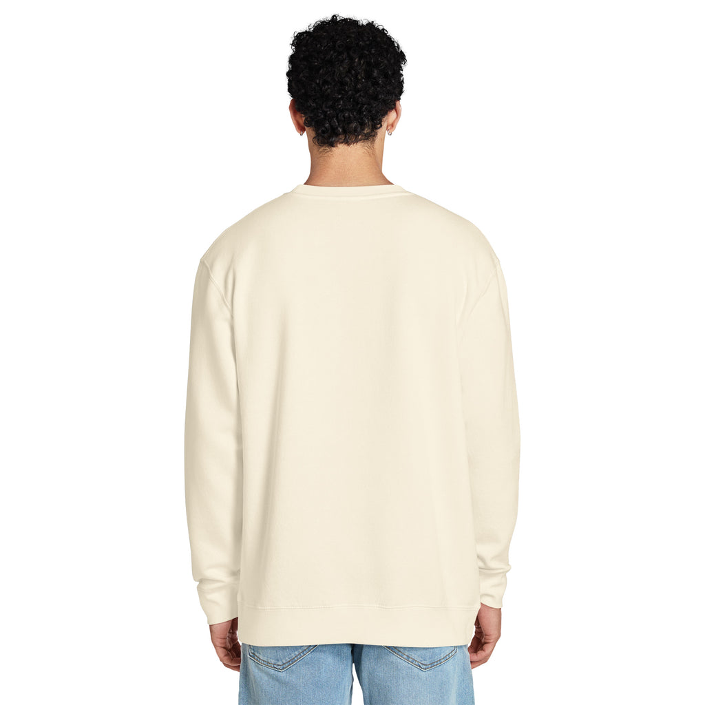 Centralized Logo Crewneck Sweatshirt - Cream & White by Centralized Clothing
