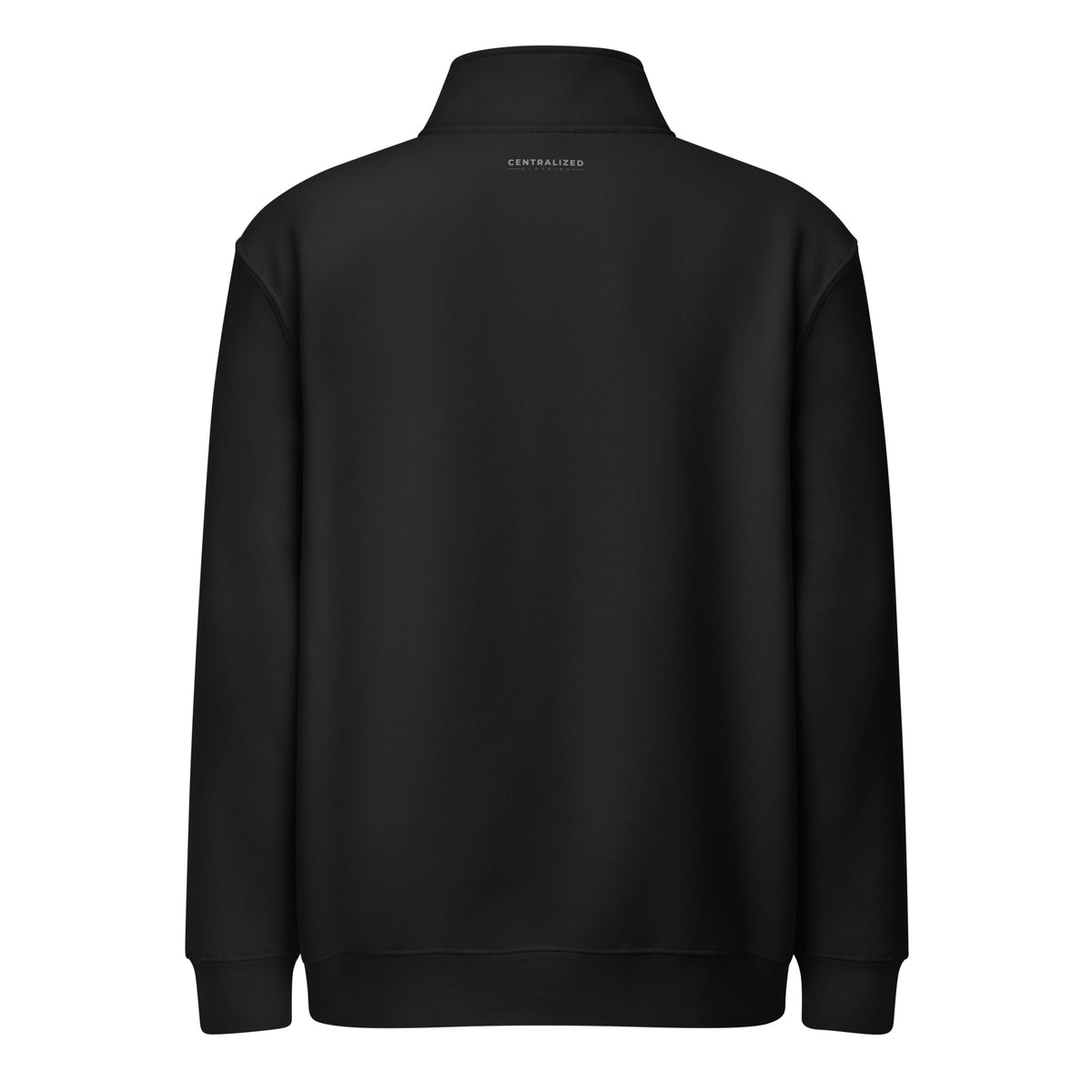 Centralized Plain Quarter-Zip Pullover by Centralized Clothing