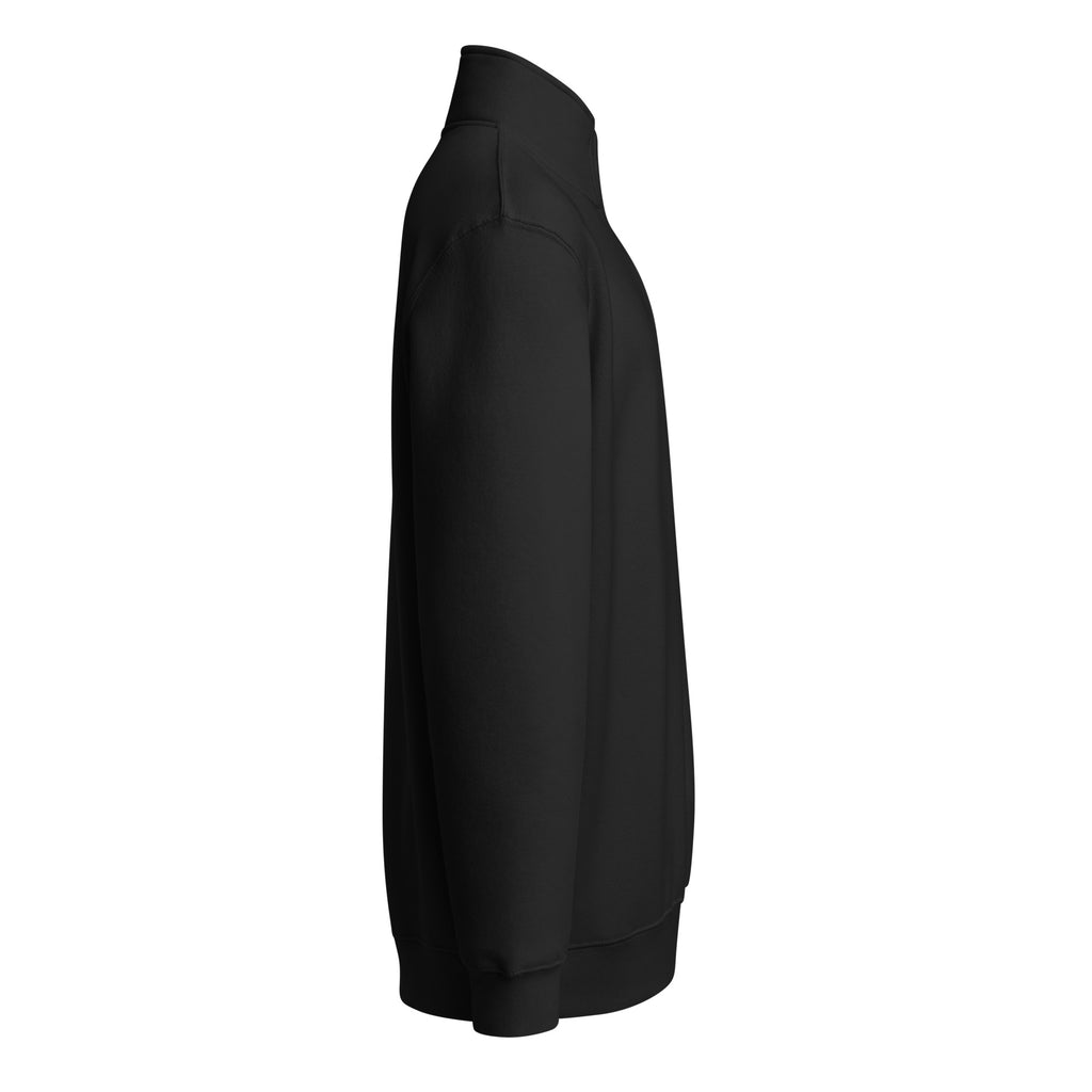 Centralized Logo Quarter-Zip Pullover by Centralized Clothing