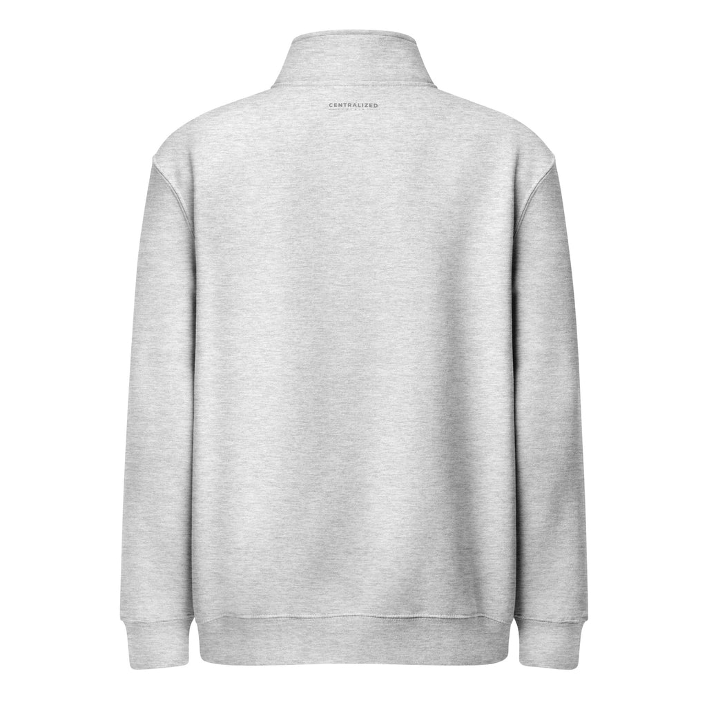 Centralized Plain Quarter-Zip Pullover by Centralized Clothing