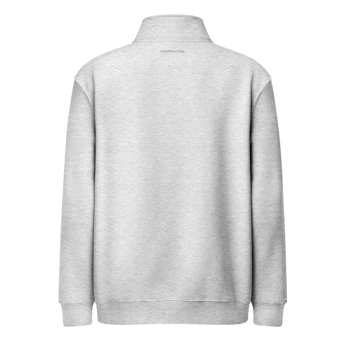 Centralized Plain Quarter-Zip Pullover by Centralized Clothing