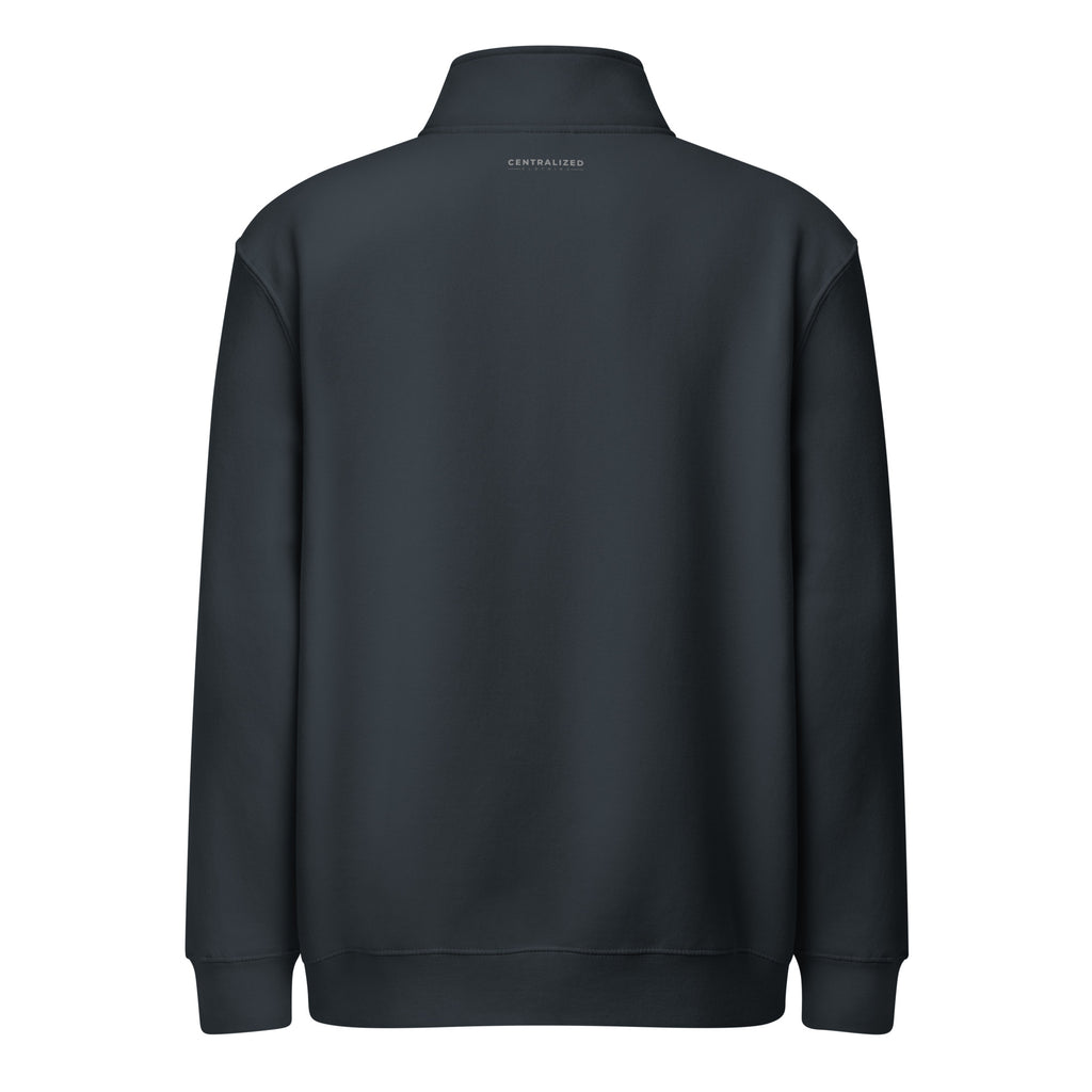 Centralized Plain Quarter-Zip Pullover by Centralized Clothing