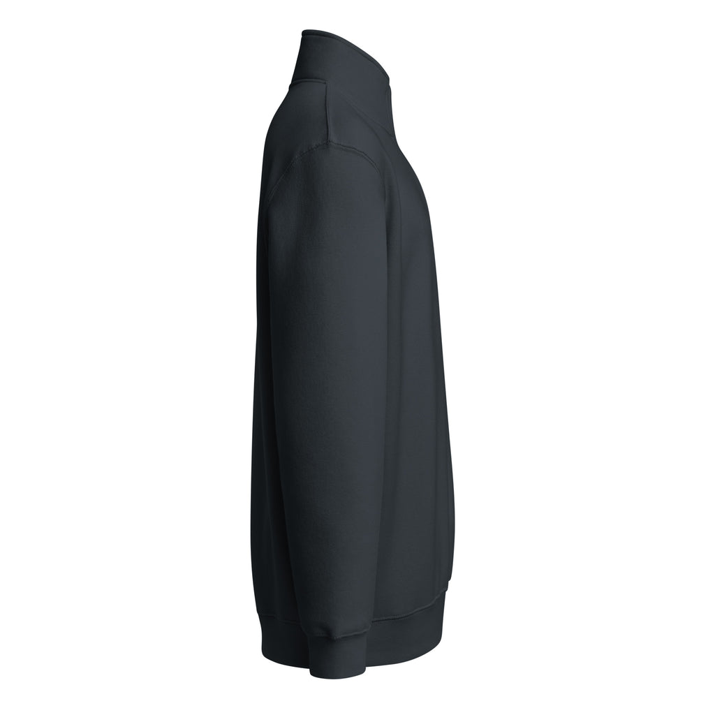 Centralized Logo Quarter-Zip Pullover by Centralized Clothing