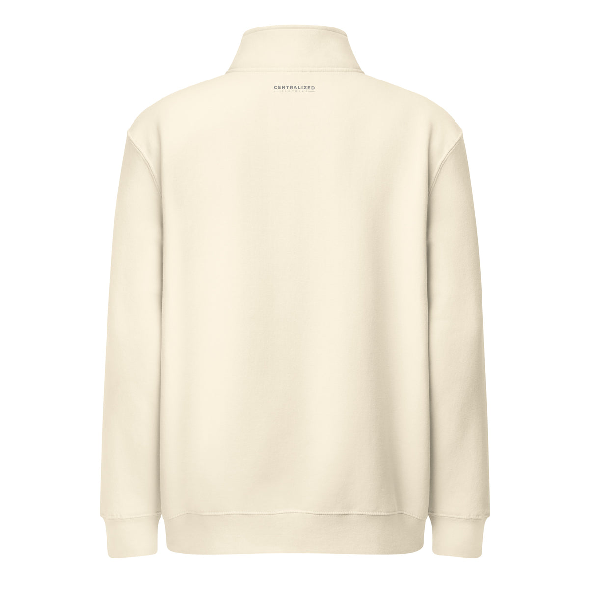 Centralized Plain Quarter-Zip Pullover by Centralized Clothing