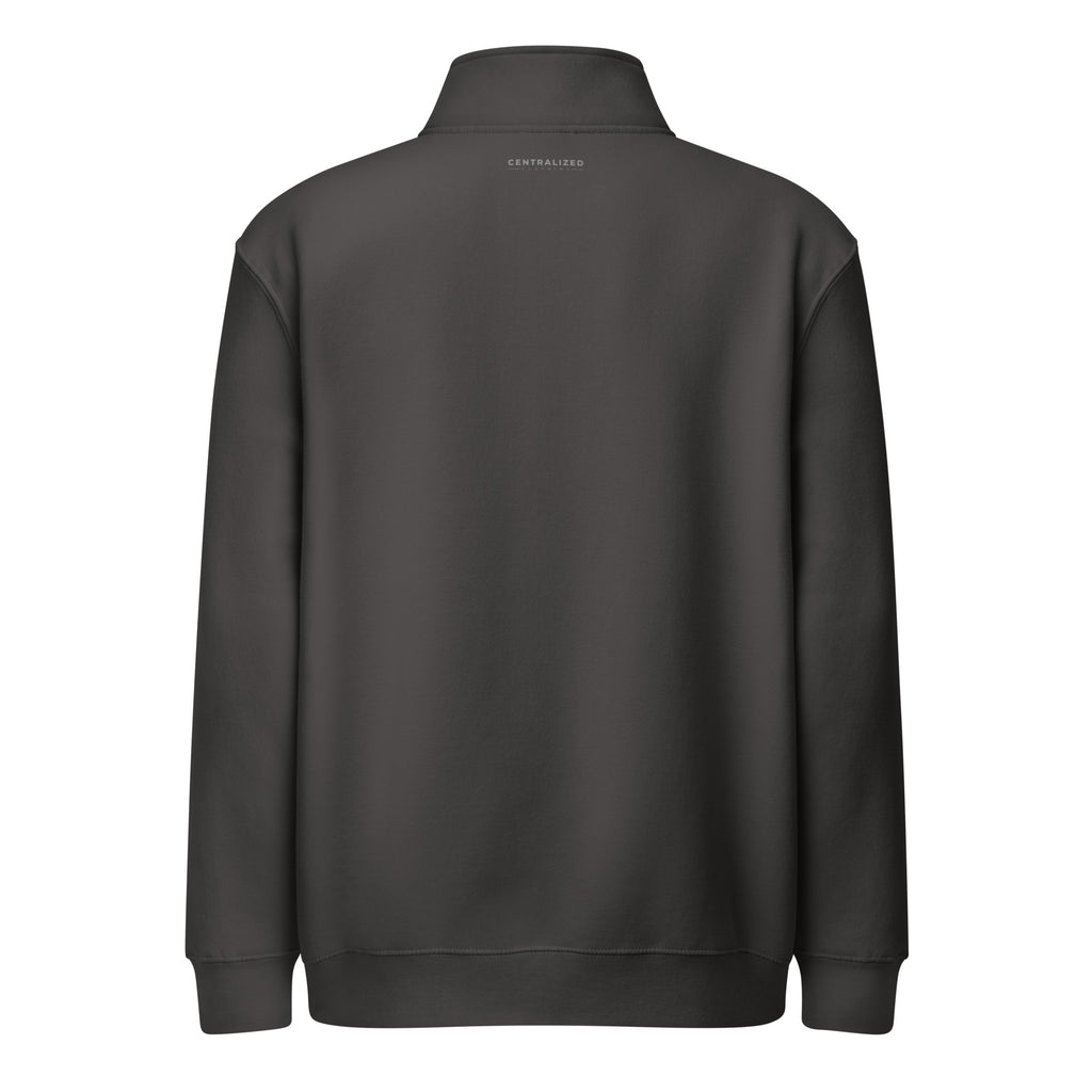 Centralized Plain Quarter-Zip Pullover by Centralized Clothing