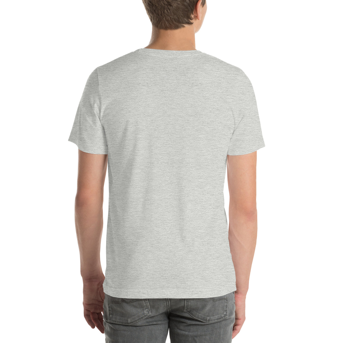 Centralized Logo Crew Neck T-Shirt - Light Grey by Centralized Clothing