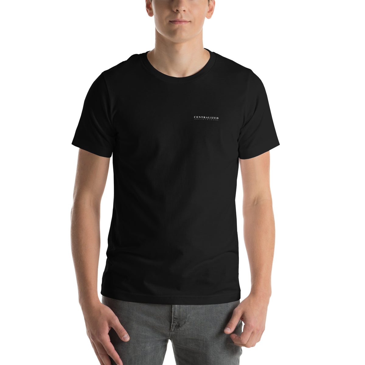 Centralized Logo Crew Neck T-Shirt by Centralized Clothing