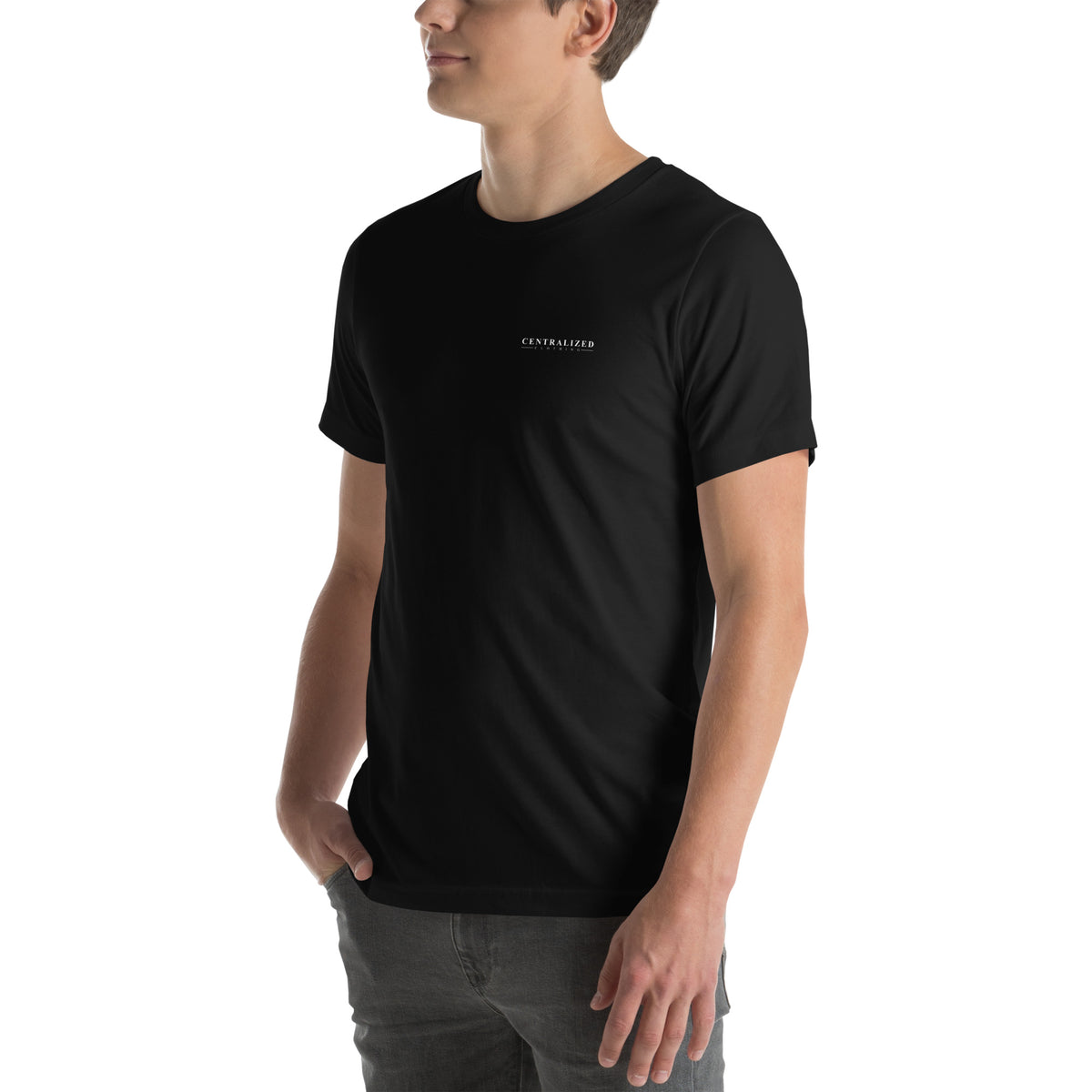 Centralized Logo Crew Neck T-Shirt by Centralized Clothing