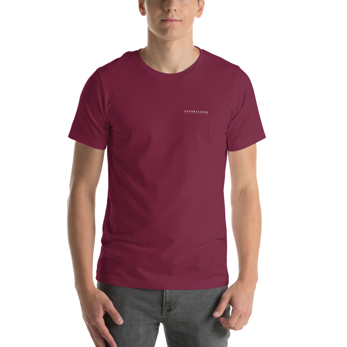 Centralized Logo Crew Neck T-Shirt by Centralized Clothing