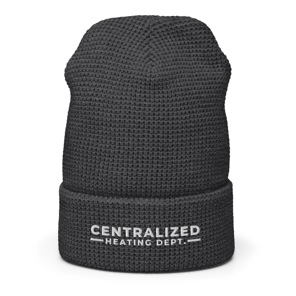 Centralized Heating Dept. Waffle Beanie by Centralized Clothing